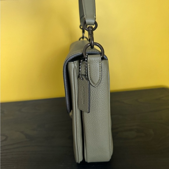 Men’s Coach Tabby Messenger Khaki Green - Picture 4 of 11